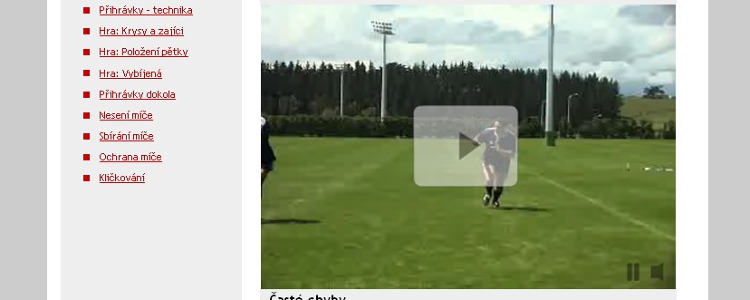 Ragbyoví trenéři se učí z Internetu