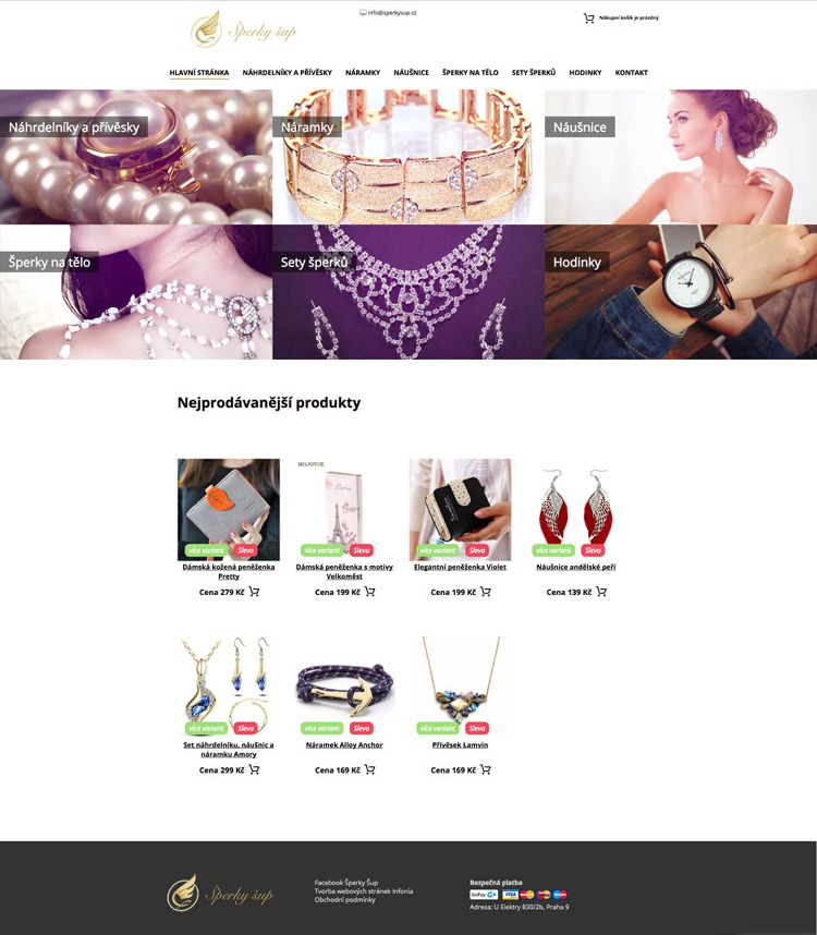 Šperky šup - eshop šperků pro ženy